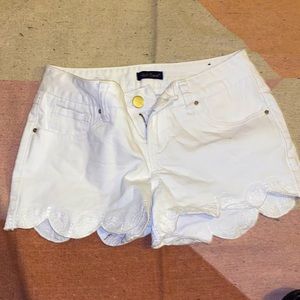 Womens white shorts
